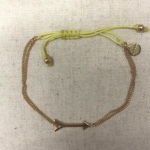 New gold & neon yellow green Stella&Dot bracelet